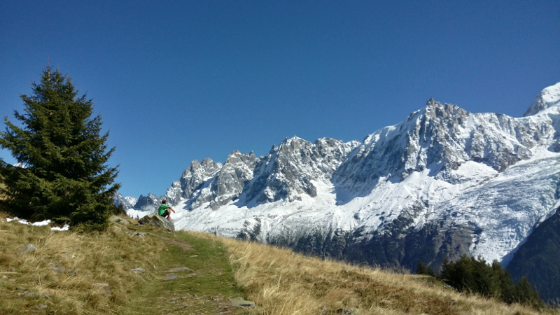 views of mont blanc