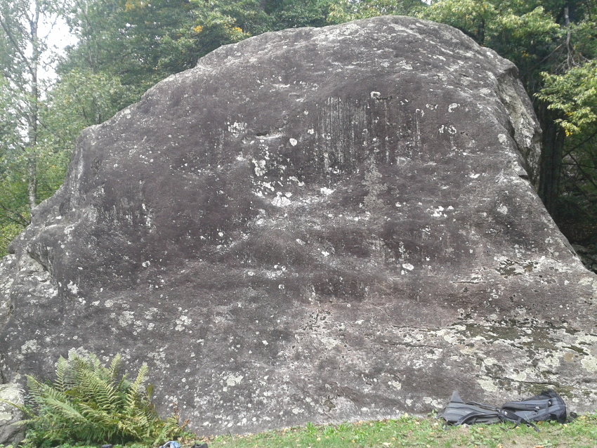 rucksacks as bouldering mats