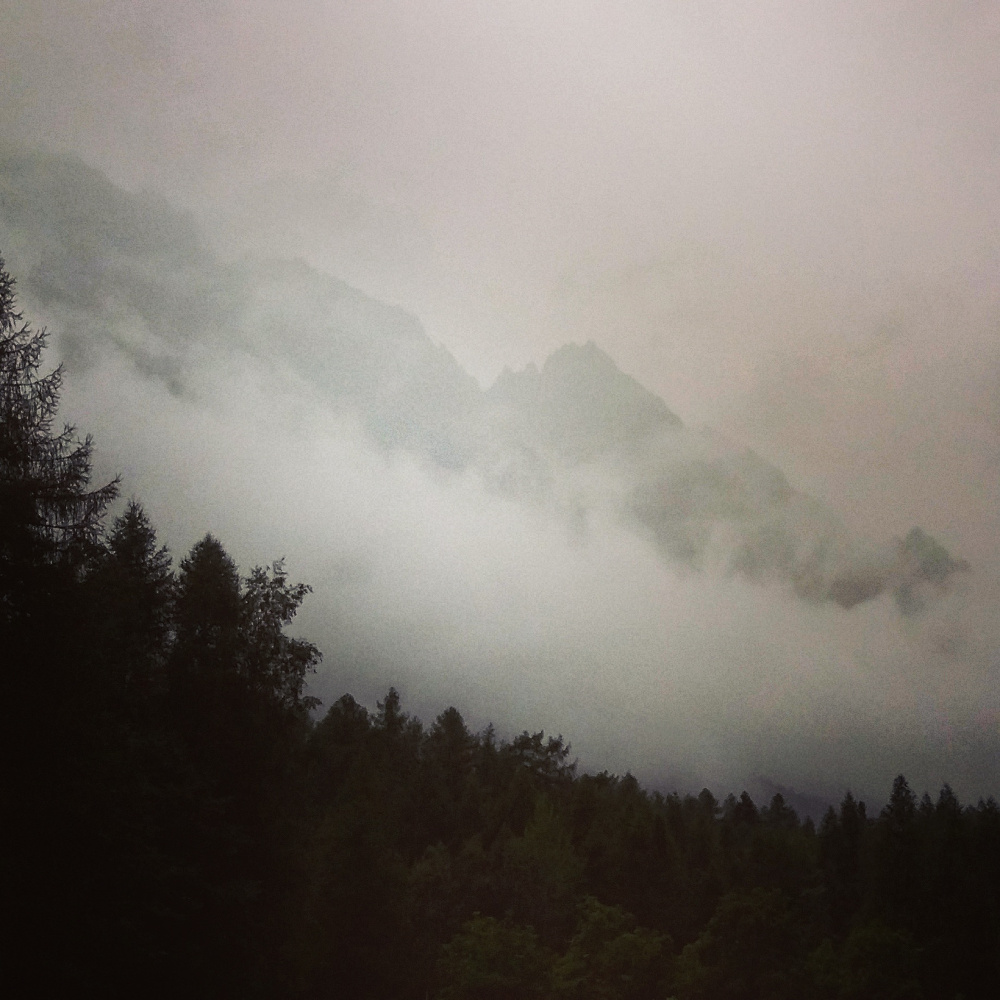 clouds and mountains